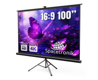 Spacetronik Ekran projekcyjny zwijany na statywie 100" - 1265811 - zdjęcie 4